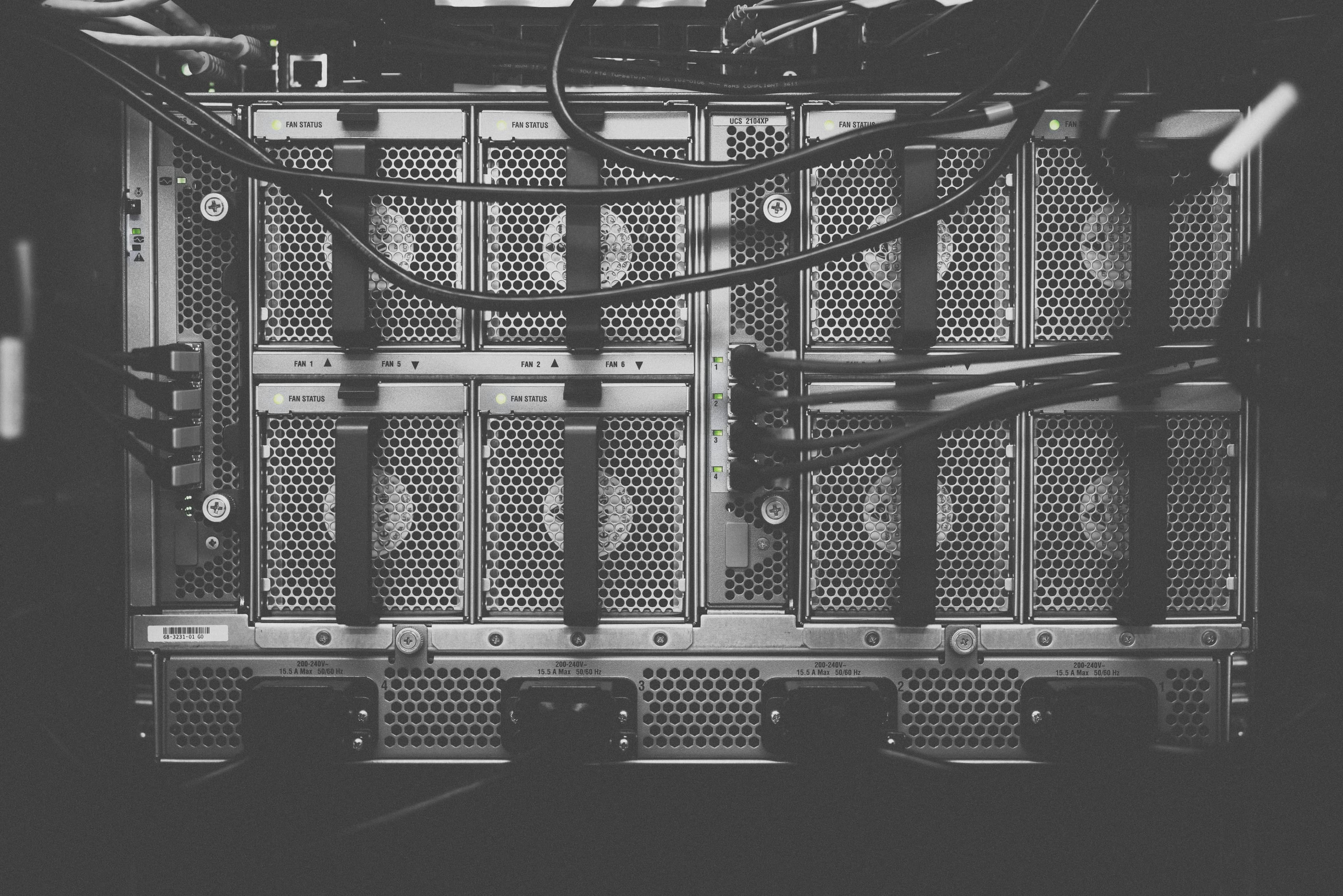 Server rack background