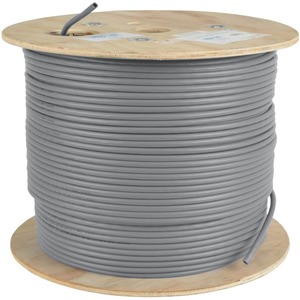 Tripp Lite Cat5e 350 MHz Stranded-Core (UTP) PVC Bulk Ethernet Cable - Gray 1000 ft. (304.8 m) TAA