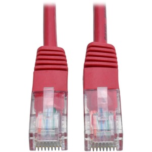 Tripp Lite Cat5e 350 MHz Molded (UTP) Ethernet Cable (RJ45 M/M) PoE - Red 6 ft. (1.83 m)