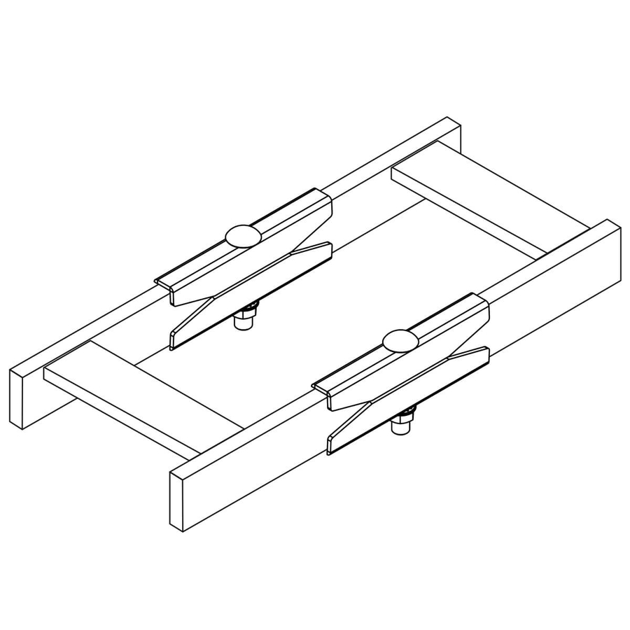 Tripp Lite by Eaton Butt-Splice Kit for Straight and 90-Degree Ladder Runway Sections - Hardware Included