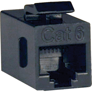 Tripp Lite Cat6 Straight Through Modular In-line Snap-in Coupler (RJ45 F/F) TAA
