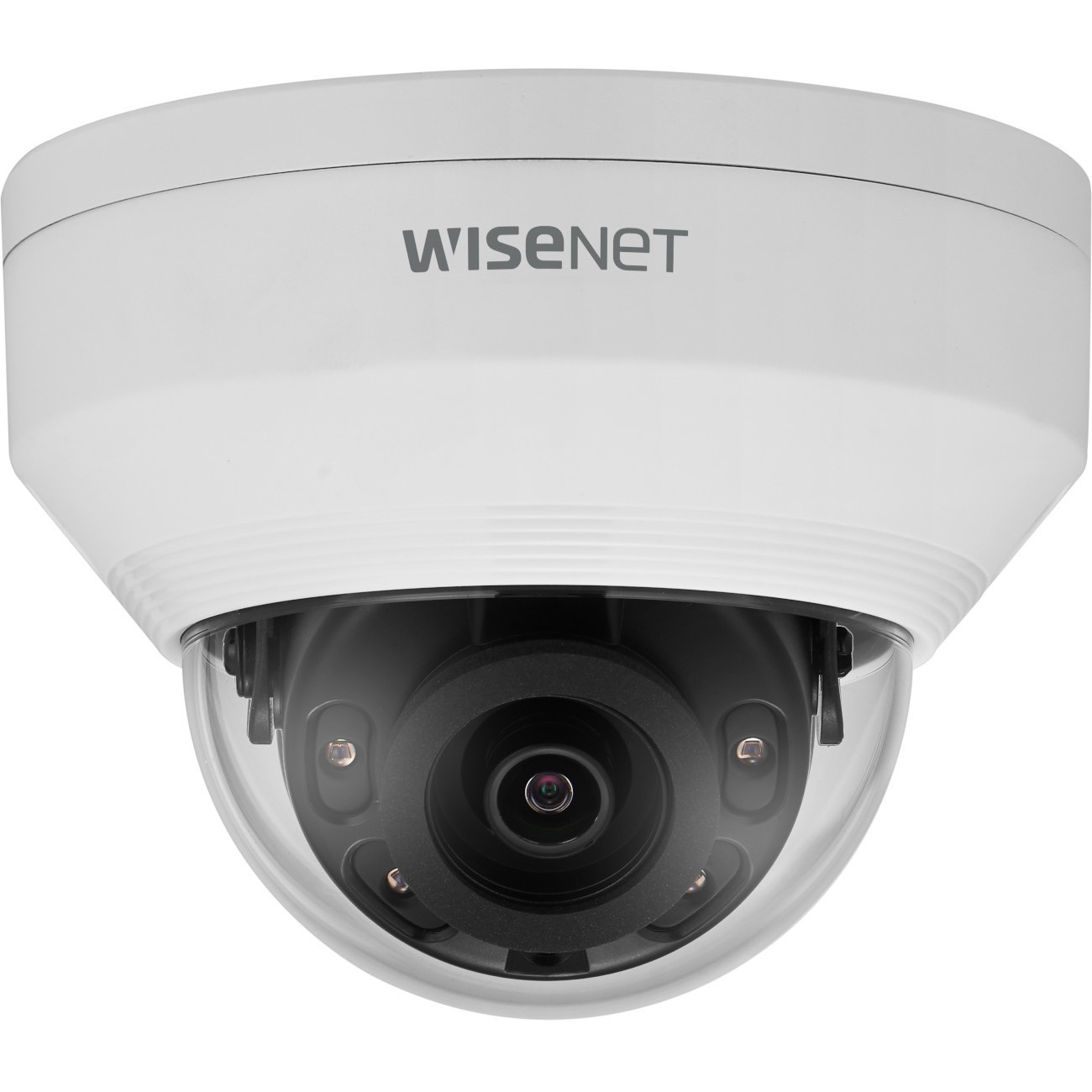 Wisenet ANV-L7012R 4 Megapixel Network Camera - Color - Dome - White