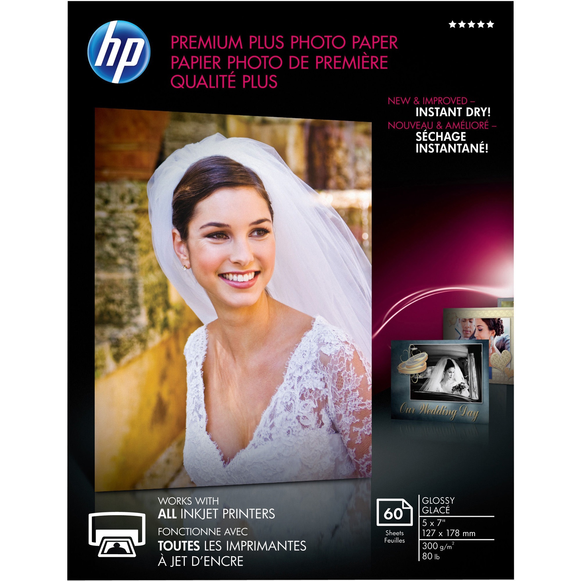 HP Premium Plus 5x7 Photo Paper