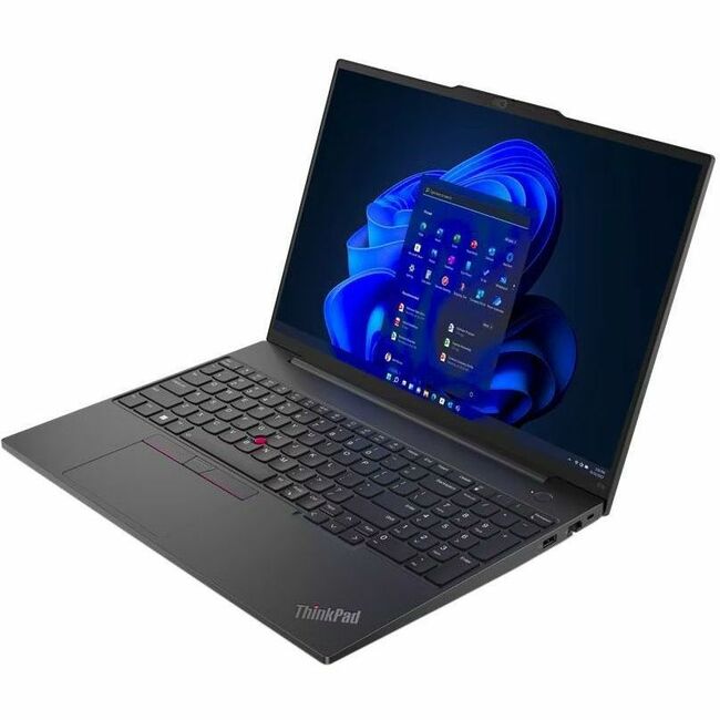 Lenovo ThinkPad E16 Gen 1 21JN003YUS 16" Notebook - WUXGA - Intel Core i5 13th Gen i5-1335U - 16 GB - 256 GB SSD - Graphite Black
