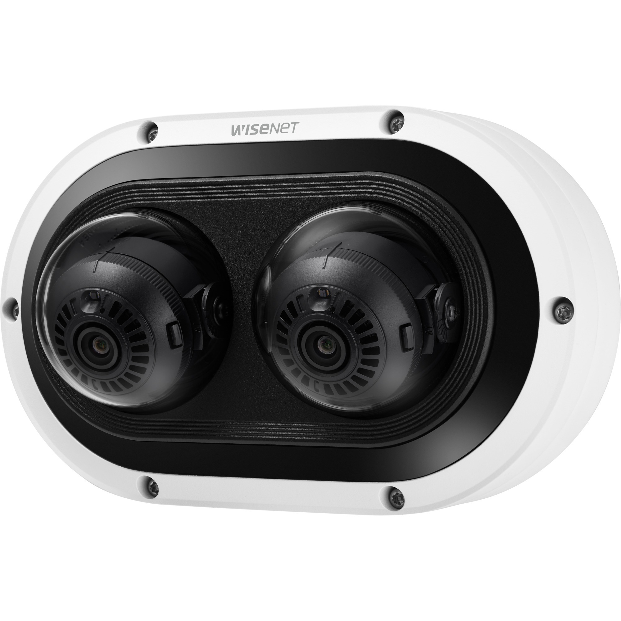 Wisenet PNM-12082RVD 6 Megapixel Outdoor Network Camera - Color - Dome - White - TAA Compliant