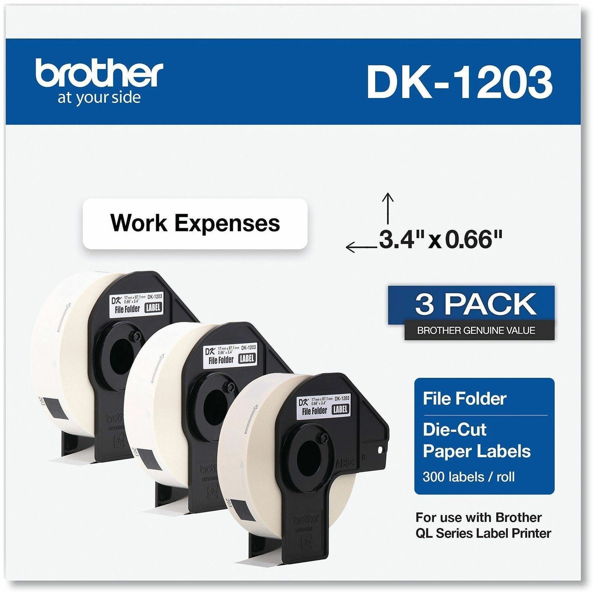 Brother DK File Folder Label