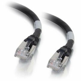 7FT CAT6A SNAGLESS SHIELDED (STP) ETHERNET NETWORK PATCH CABLE - BLACK