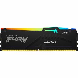 Kingston 64GB (4x16GB) DDR5 5600MT/s CL40 FURY Beast Black RGB XMP