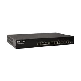 ComNet Commercial Grade 10 Port Gigabit Managed Ethernet Switch with 30 W PoE+