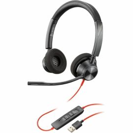 POLY BLACKWIRE 3320 USB-A HEADSET TAA-US