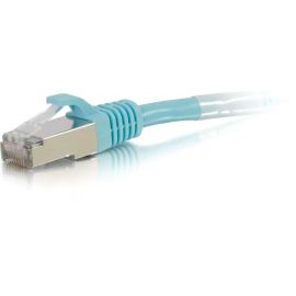 C2G 8FT CAT6A SNAGLESS SHIELDED (STP) NETWORK PATCH CABLE - AQUA