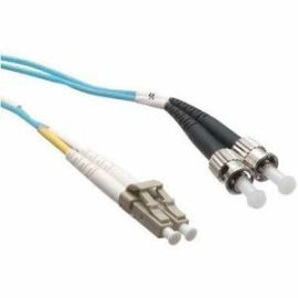 Axiom LC/ST Multimode Duplex OM4 50/125 Fiber Optic Cable 0.5m - TAA Compliant