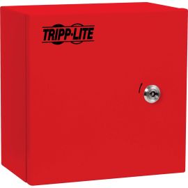 Tripp Lite by Eaton SmartRack Outdoor Industrial Enclosure with Lock - NEMA 4, Surface Mount, Metal Construction, 10 x 10 x 6 in., Red