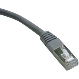 Eaton Tripp Lite Series Cat6 Gigabit Molded Shielded (FTP) Ethernet Cable (RJ45 M/M), PoE, Gray, 7 ft. (2.13 m)