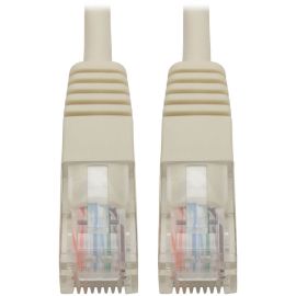 Eaton Tripp Lite Series Cat5e 350 MHz Molded (UTP) Ethernet Cable (RJ45 M/M), PoE - White, 1 ft. (0.31 m)