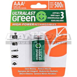 2 PACK AAA HIGH-POWER CARDED