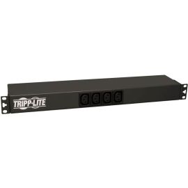 Tripp Lite by Eaton PDU 1.6-3.8kW Single-Phase 100-240V Basic PDU 14 Outlets (12 C13 & 2 C19) C20 with L6-20P Adapter 12 ft. (3.66 m) Cord 1U Rack-Mount