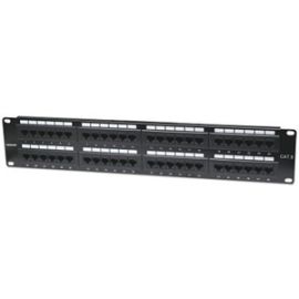 PATCH PANEL - NETWORKING / PORTS QTY: 48 - FOR USE WITH UNSHIELDED TWISTED PAIR