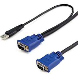 StarTech.com 2-in-1 - Video / USB cable - 4 pin USB Type A, HD-15 (M) - HD-15 (M) - 3.05 m