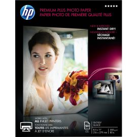 HP PREM PLUS 8.5X11 GLS 50SHT PHOTO PAPR
