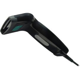 BARCODE SCANNERS,CCD CABLED BARCODE SCANNER, BLACK