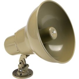 COMPRESSION TYPE,DOUBLE RE-ENTRANT HORN LOUDSPEAKER WITH AN INTEGRATED 16W-25/70