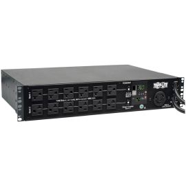 Tripp Lite by Eaton PDU 2.9kW Single-Phase Local Metered Automatic Transfer Switch PDU 2 120V L5-30P Inputs 24 5-15/20R & 1 L5-30R Outputs 2U TAA