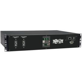Tripp Lite by Eaton PDU 5.8kW Single-Phase Switched Automatic Transfer Switch PDU Two 200-240V L6-30P Inputs 16-C13 2-C19 & 1 L6-30R Outlet 2U TAA