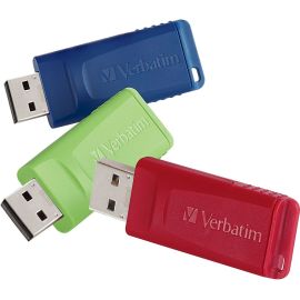 Verbatim 4GB Store 'n' Go USB Flash Drive - 3pk - Red, Green, Blue