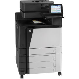 HP LaserJet M880Z Laser Multifunction Printer-Color-Copier/Fax/Scanner-46 ppm Mono/46 ppm Color Print-1200x1200 Print-Automatic Duplex Print-200000 Pages Monthly-2100 sheets Input-Color Scanner-600 Optical Scan-Color Fax-Gigabit E