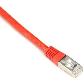 Black Box CAT6 250-MHz Stranded Patch Cable Slim Molded Boot - S/FTP, CM PVC, Red, 7FT