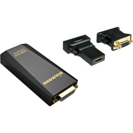Diamond Multimedia USB 3.0 to VGA/DVI / HDMI Video Graphics Adapter up to 2048x1152 / 1920x1080 (BVU3500)