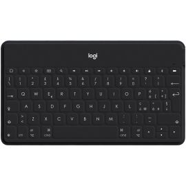 Keys-To-Go Super-Slim and Super-Light Bluetooth Keyboard for iPhone, iPad, and Apple TV - Black