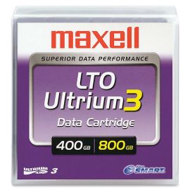 MAXELL LTO ULTRIUM 3 DATA CARTRIDGE WITH CASE