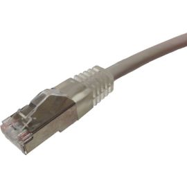 1FT WHITE CAT6A BOOTED STP PATCH CABLE