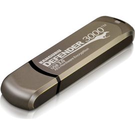 Kanguru Defender3000 FIPS 140-2 Certified Level 3, SuperSpeed USB 3.0 Secure Flash Drive, 32G