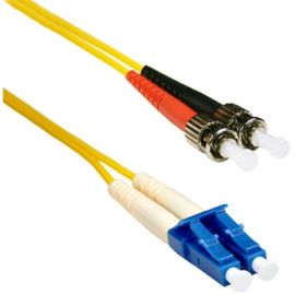 ENET 7M ST/LC Duplex Single-mode 9/125 OS1 or Better Yellow Fiber Patch Cable 7 meter ST-LC Individually Tested