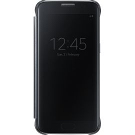 Samsung S-View Carrying Case (Flip) Smartphone - Clear Black