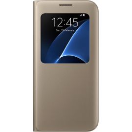Samsung S-View Carrying Case (Flip) Smartphone - Gold
