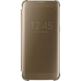 Samsung S-View Carrying Case (Flip) Smartphone - Clear Gold