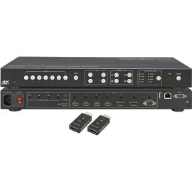 4K VIDEO TILER & SCALER SWITCHER W/ HDMI & CLICK-TO-SHOW ME CONTROLLER