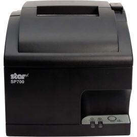 Star Micronics Dot Matrix Printer SP742ME GRY US - Ethernet - Gray - Receipt Printer - 4.7 Lines Per Second - Carbon Copy Printing - Auto Cutter
