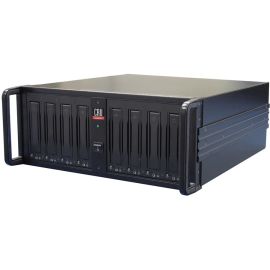 CRU RAX845DC-XJ Hard Drive Carrier Frame - Mini-SAS Host Interface - 4U Rack-mountable - Black