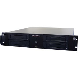 CRU RAX RAX425DC-SJ Hard Drive Carrier Frame - eSATA Host Interface - 2U Rack-mountable - Black