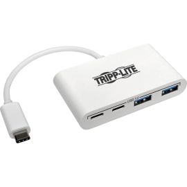Tripp Lite 4-Port USB 3.1 Gen 1 Portable Hub, USB-C to (x2) USB-A and (x2) USB-C