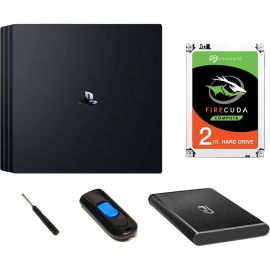 Fantom Drives 2TB PS4 SSHD (Solid State Hybrid Drive/SSD+HDD) Upgrade Kit - Seagate Firecuda - Compatible with PlayStation 4, PS4 Slim, and PS4 Pro