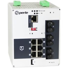 Perle IDS-509G3PP6-T2SD10-MD05-XT - Industrial Managed Power Over Ethernet Switch