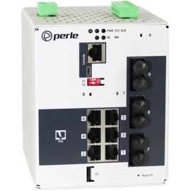 Perle IDS-509F2PP6-T2MD2-XT -Industrial Managed PoE Switch