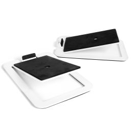 Kanto S4 Desktop Speaker Stands for Midsize Speakers, White