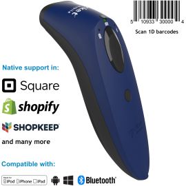 SocketScan S730, 1D Laser Barcode Scanner, Blue, Blue